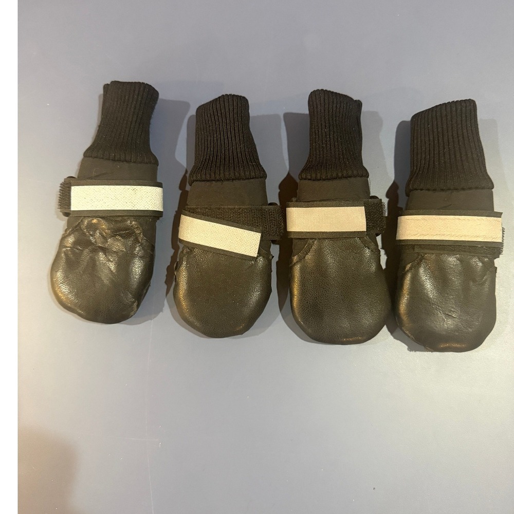 Dog Booties Doggiduds Small Reflective Strap Set‎ 4 Mesh Bag Paw Heat Protection